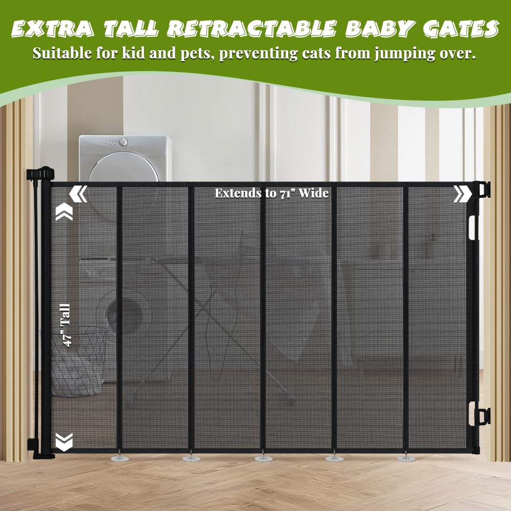 HIDOG indoor and outdoor gate for versatile home spaces.