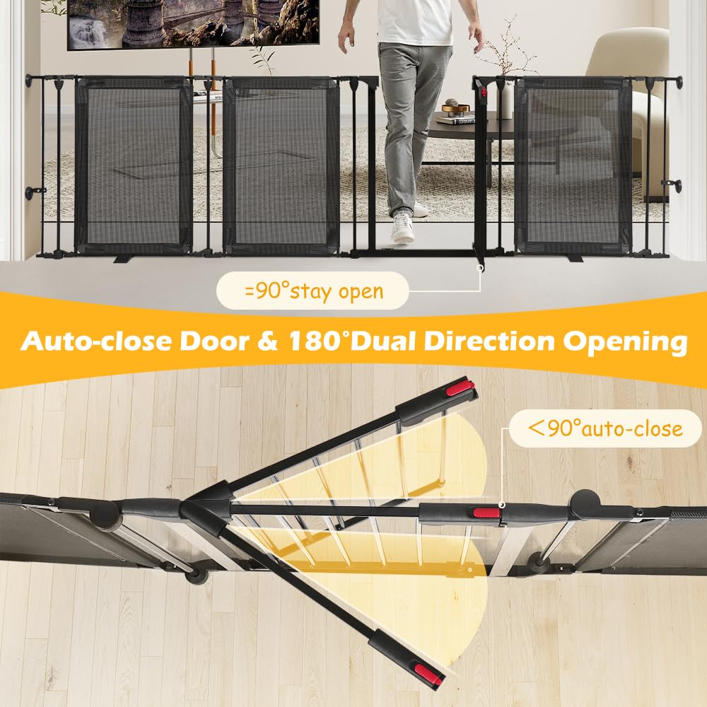 HIDOG wall mount kit included for permanent barrier