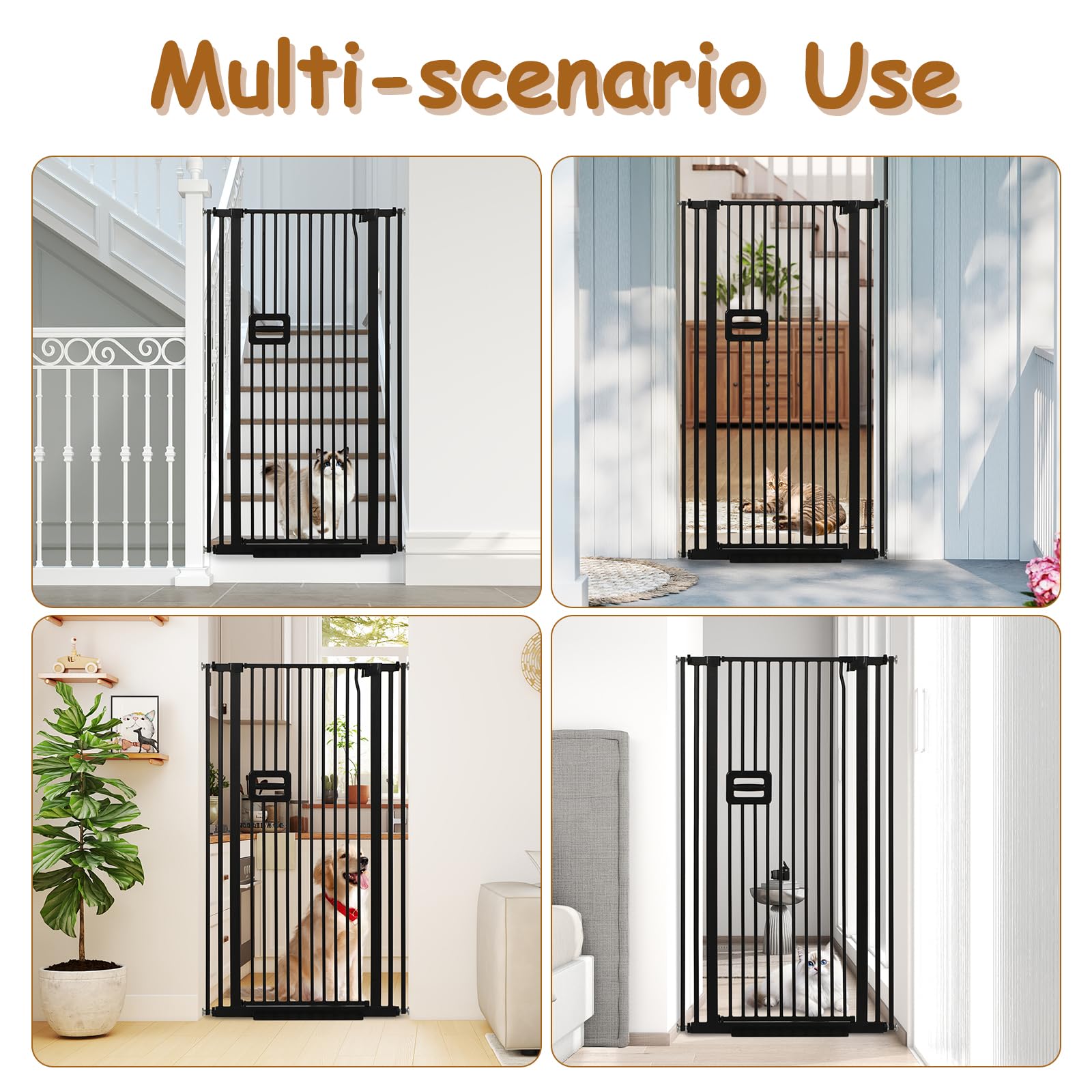 HIDOG adjustable width from 30.1 to 34.1 inches.