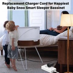 HIENADTOR Snoo charger plug detail indicating snap-in safety features.