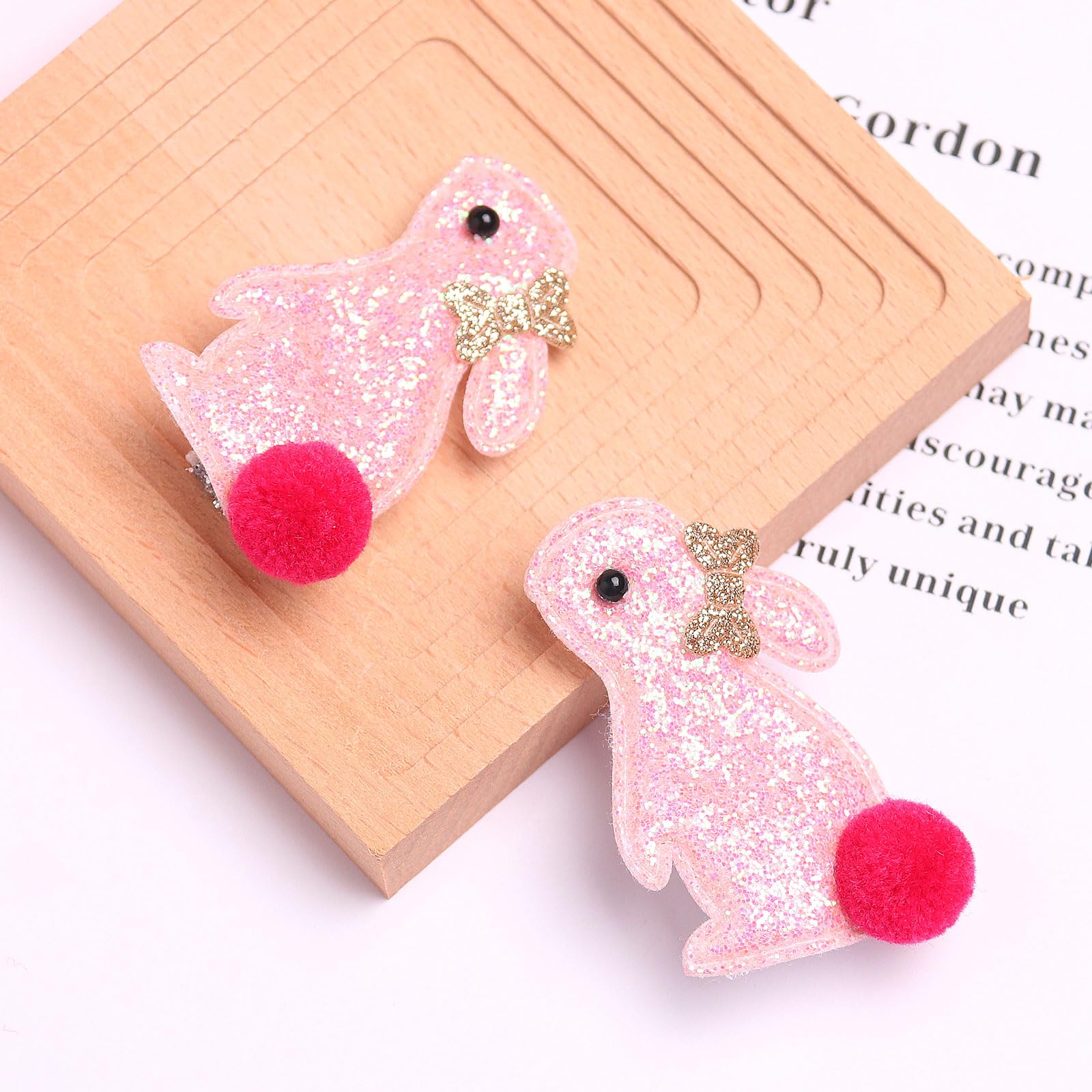 HIFANMM Baby toddler bunny clip – gentle on fine hair.
