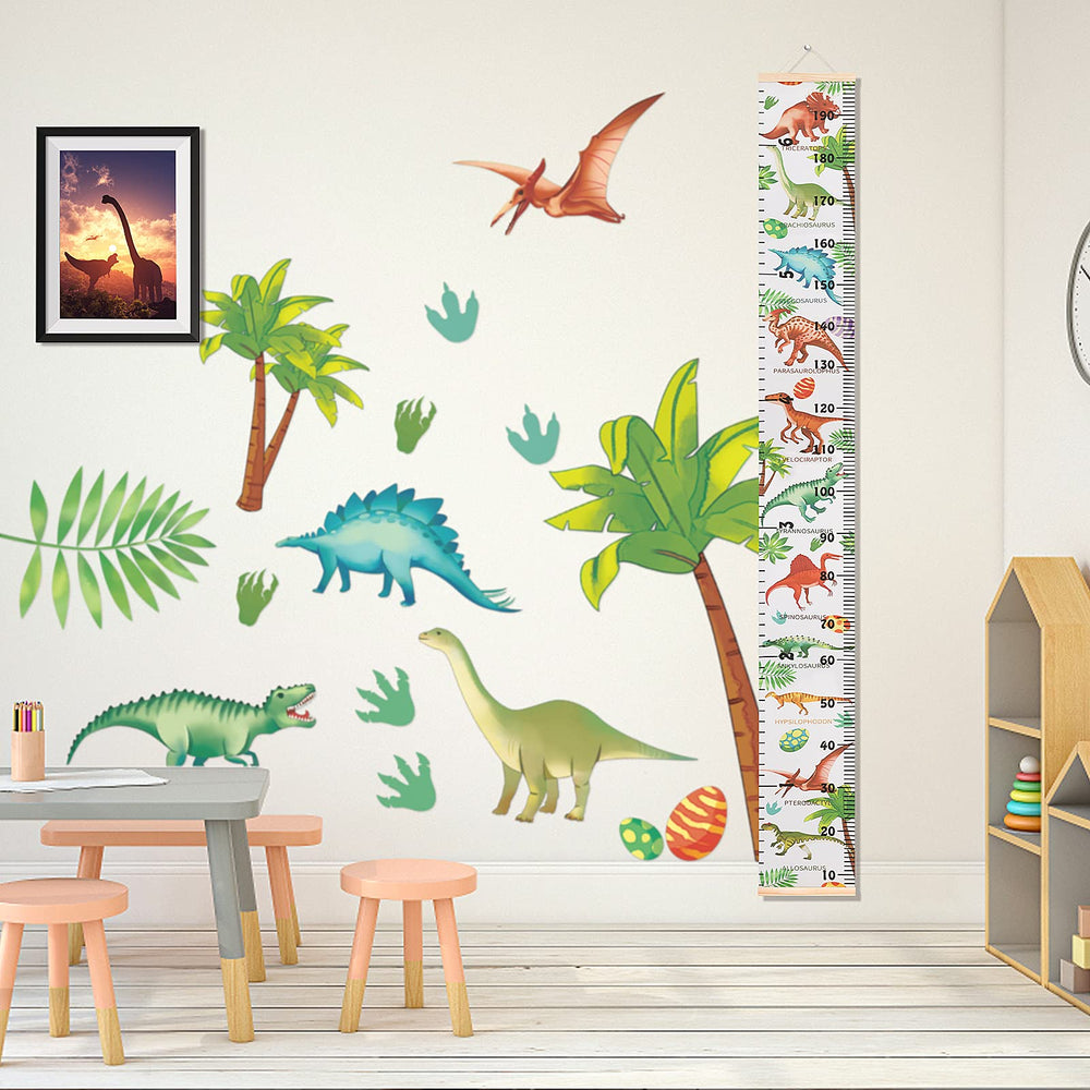 Hifot kids bedroom decor with dinosaur pattern for playful wall decor