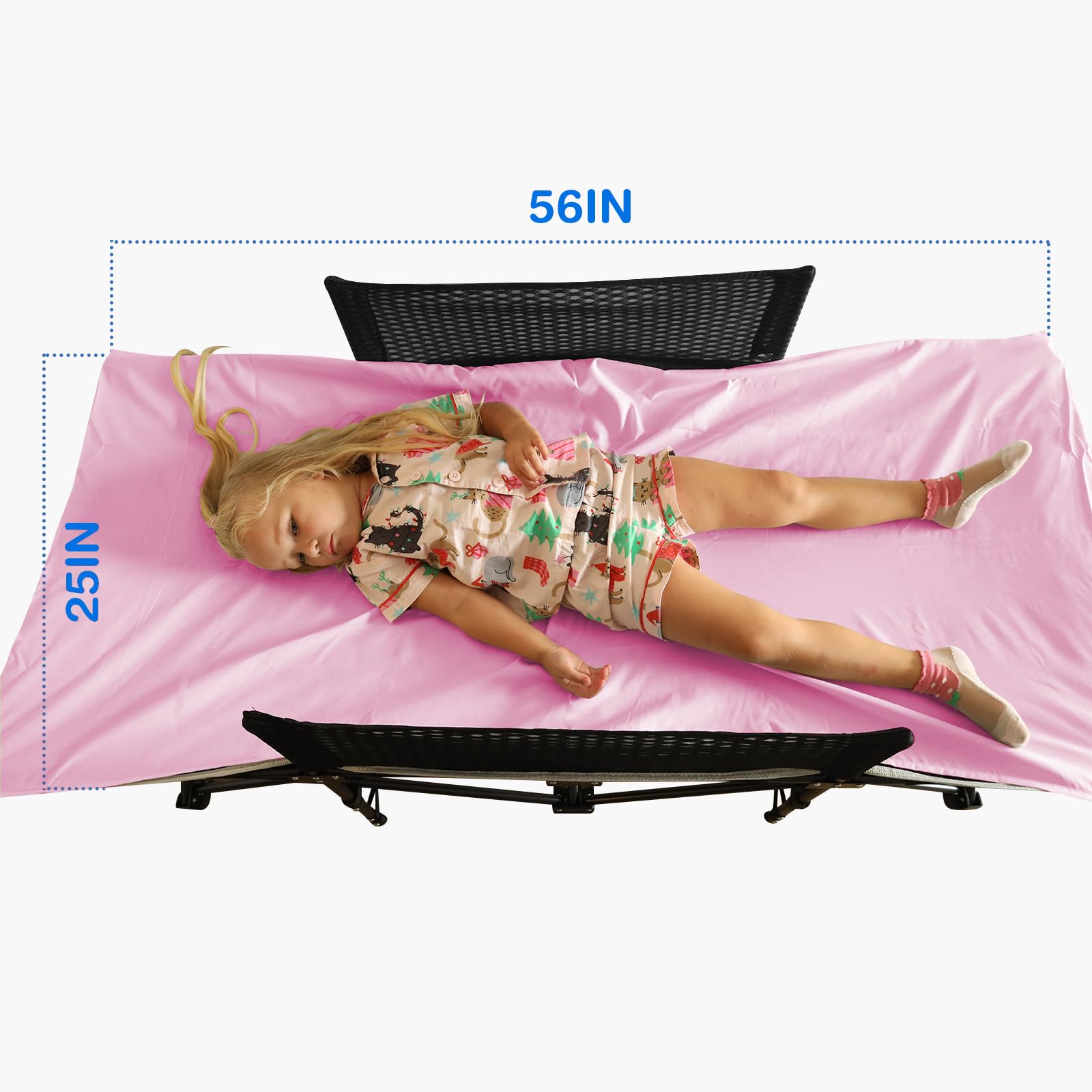 High Stream Gear bedsheet features fitted fold design for quick setup.
