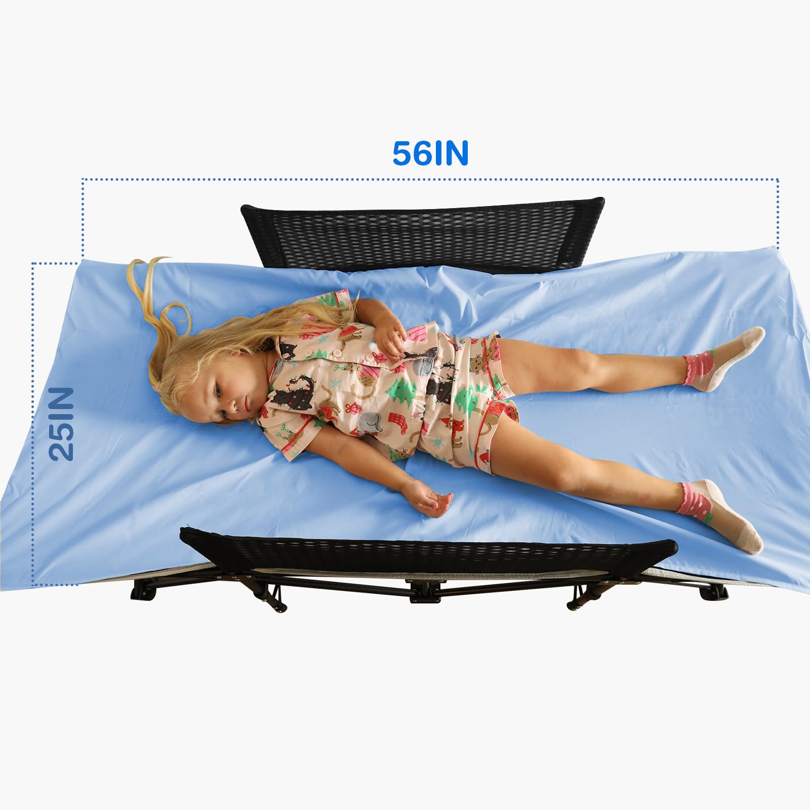 High Stream Gear cot bed sheet in vibrant colors for personalizing camping beds