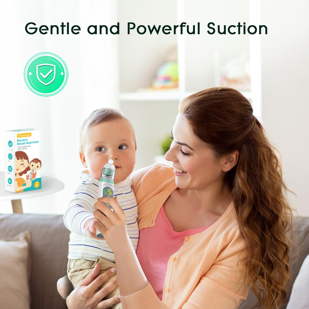Hihened nasal aspirator for toddlers provides effective mucus relief