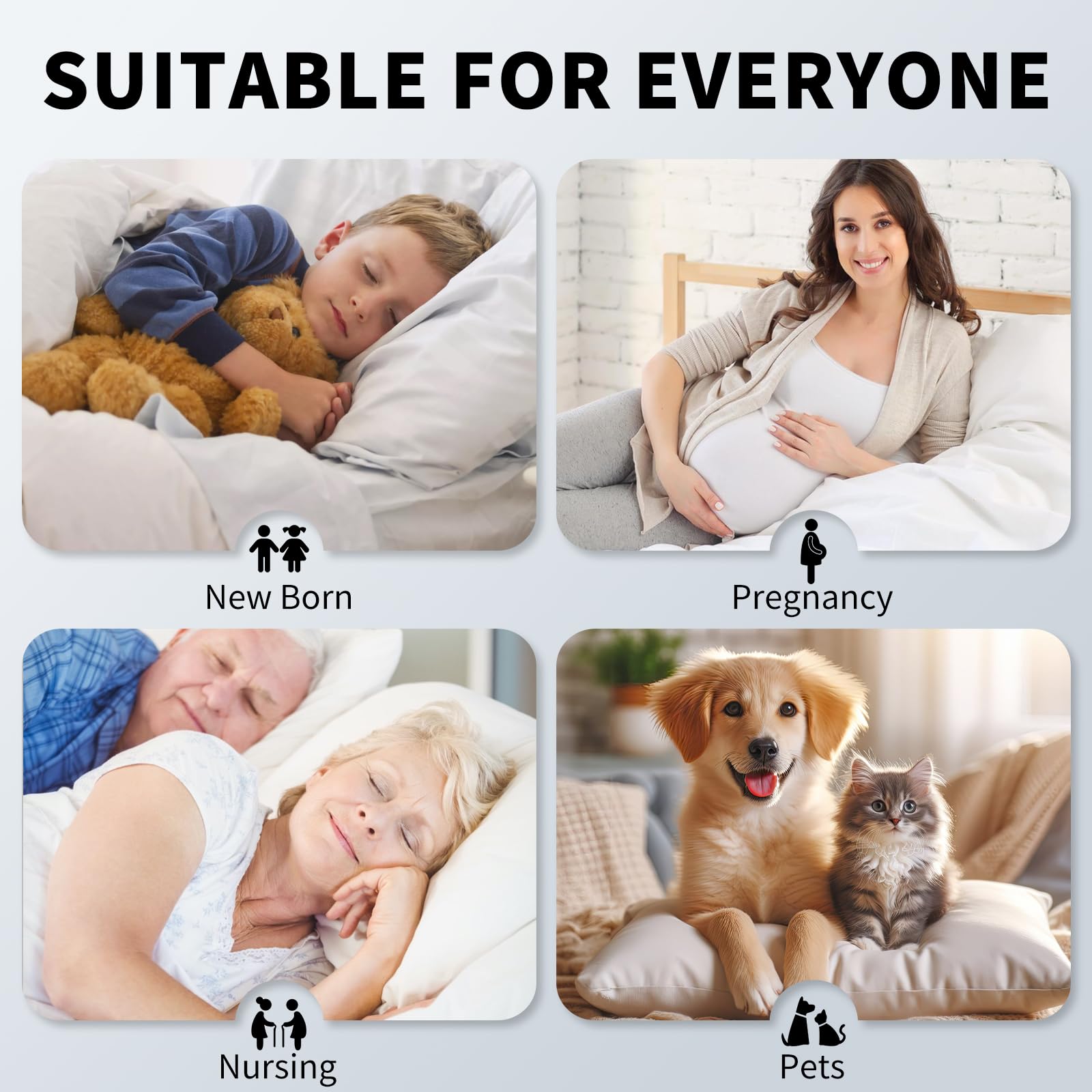 Hiiksolo pet-friendly blue underpad protects couches and car seats from accidents.