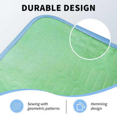 Hiiksolo underpads are machine washable for easy, long-term care.