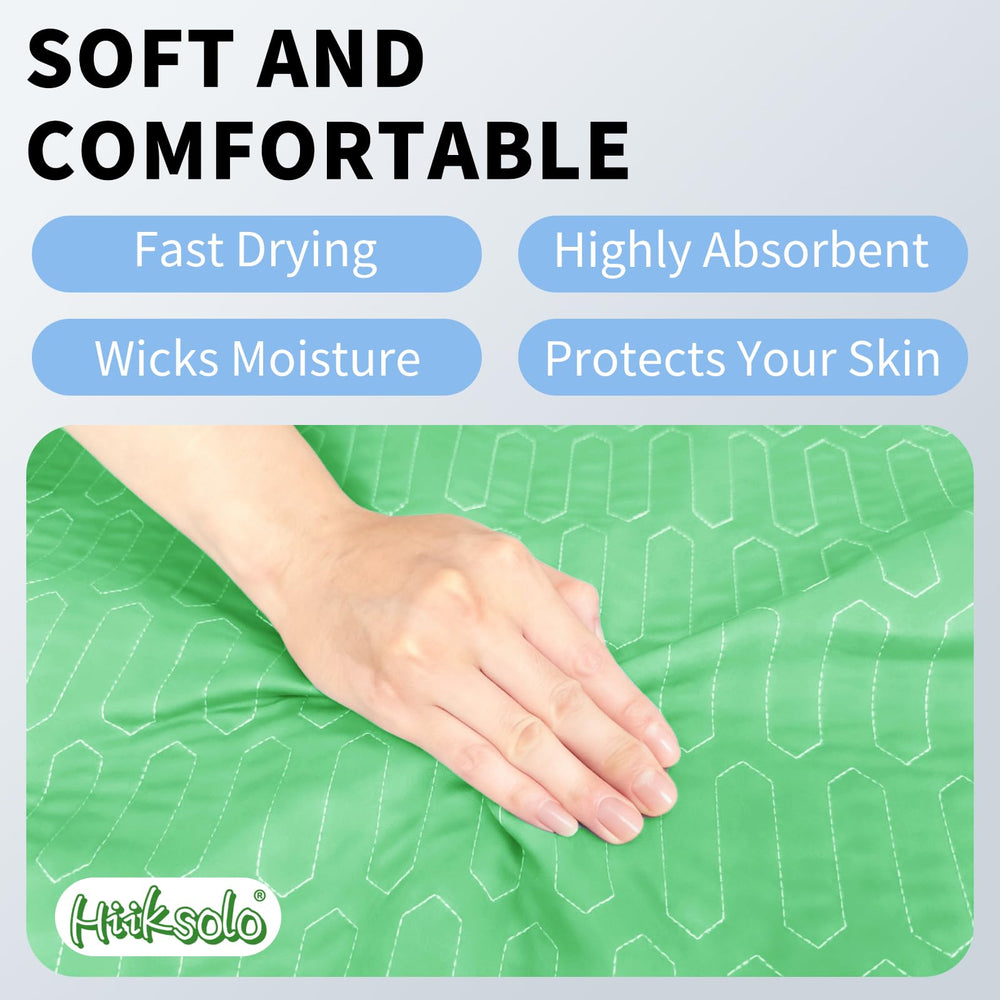 Hiiksolo underpads are suitable for beds, wheelchairs, and couches.