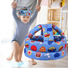 Hilihali baby head protector blue ball style adjustable belt secures snug, comfortable fit