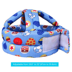 Hilihali head protector blue ball style breathable outer material keeps baby cool