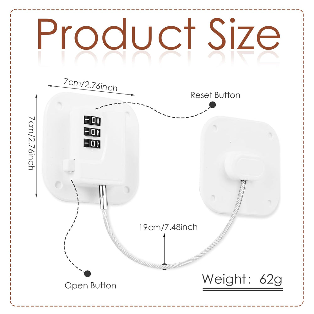 Himake lock dial combination demonstrates easy setup for families