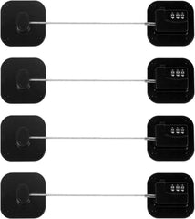 Himake refrigerator lock close-up showing durable steel wire and compact design.