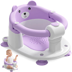 Himold baby bath seat foldable frame enabling quick setup and compact storage.
