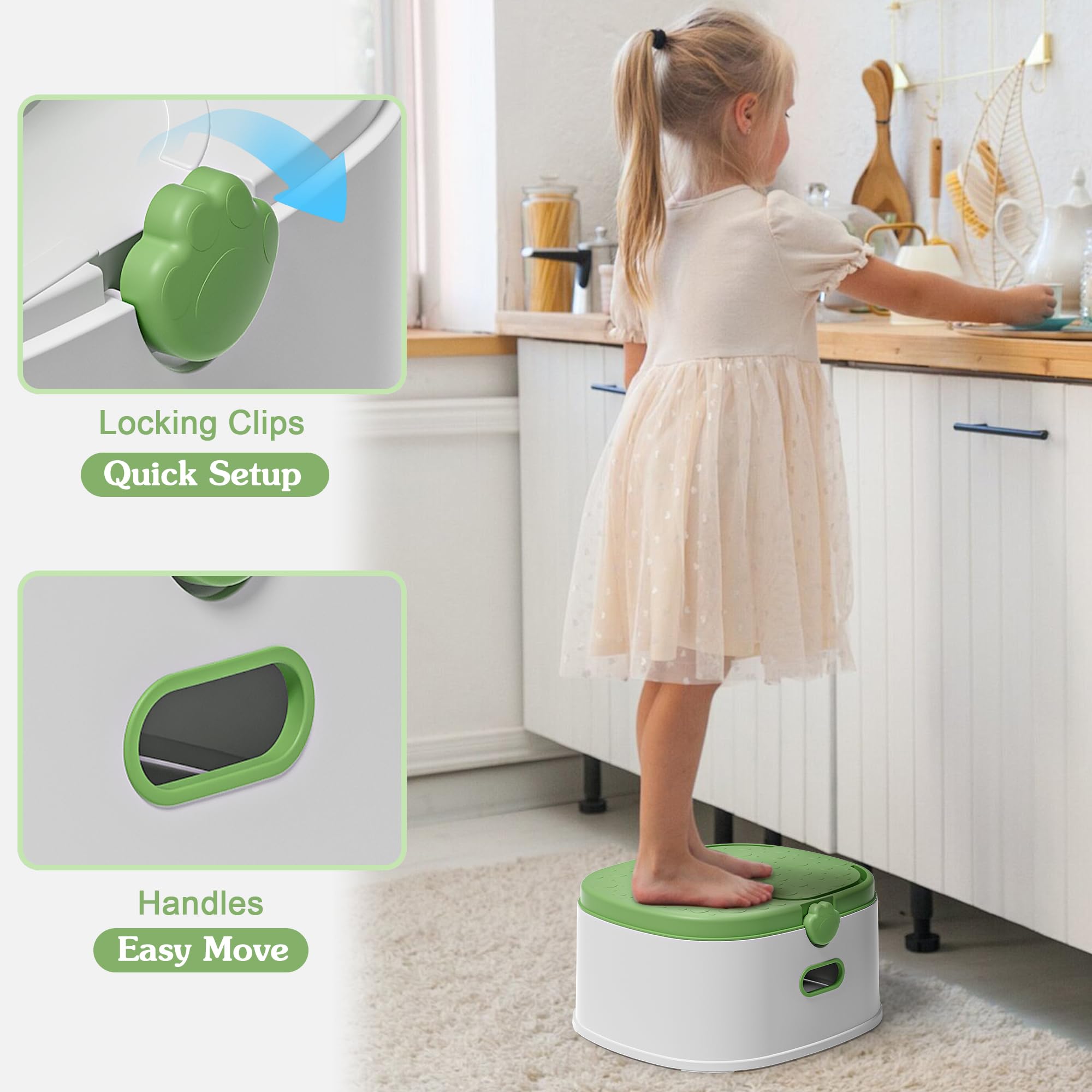 Himold BPA-free plastic ensures safe durable use for toddlers.