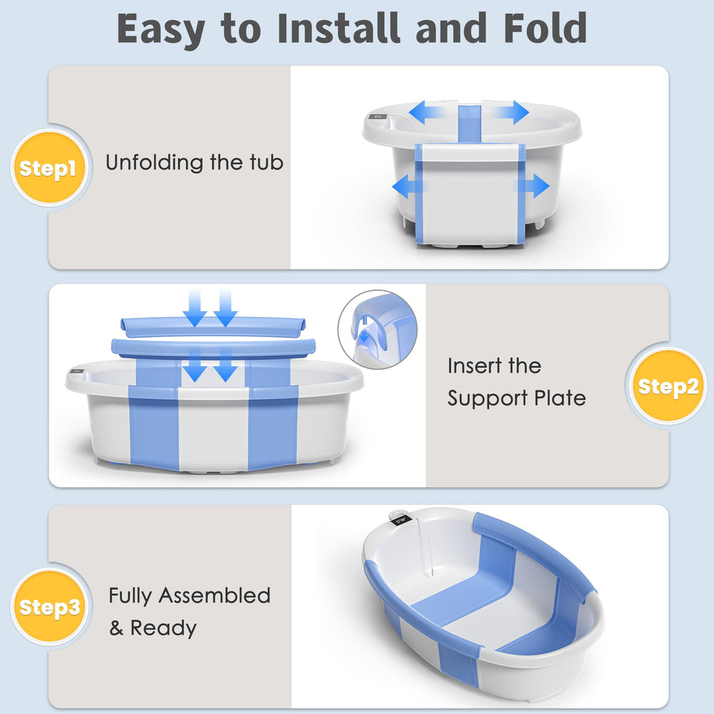 Himold fold-and-go design folds in seconds for handy storage