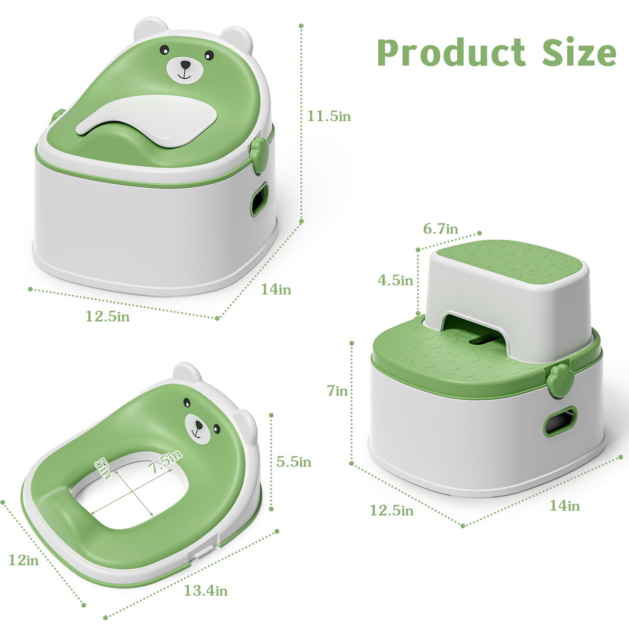 Himold non-slip potty seat stays stable on adult toilets for confident setup.
