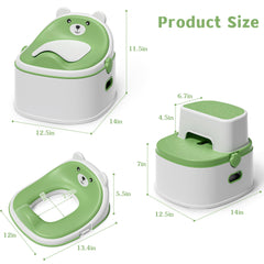 Himold non-slip potty seat stays stable on adult toilets for confident setup.