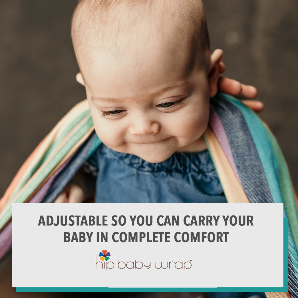 Hip Baby Wrap supports bonding with a secure, comfortable carry