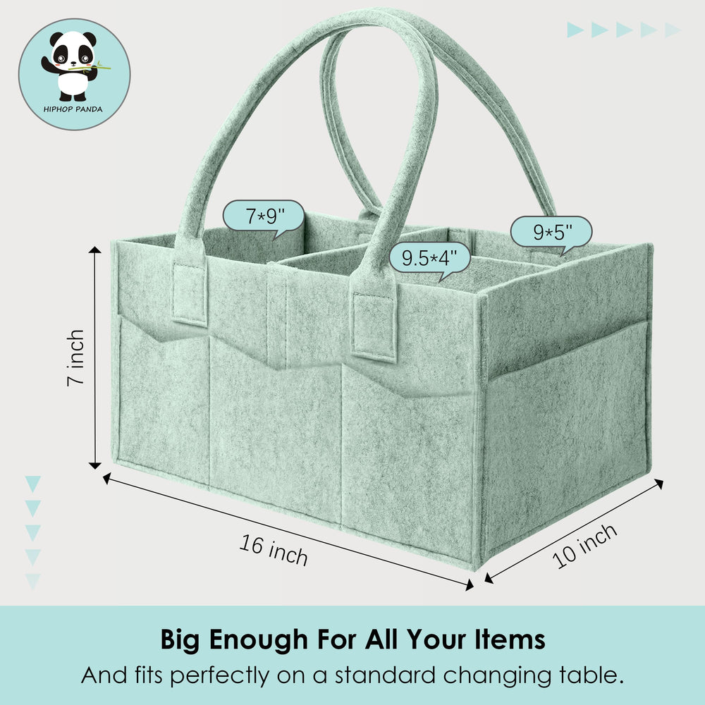 HIPHOP PANDA baby essentials bin provides extra storage space