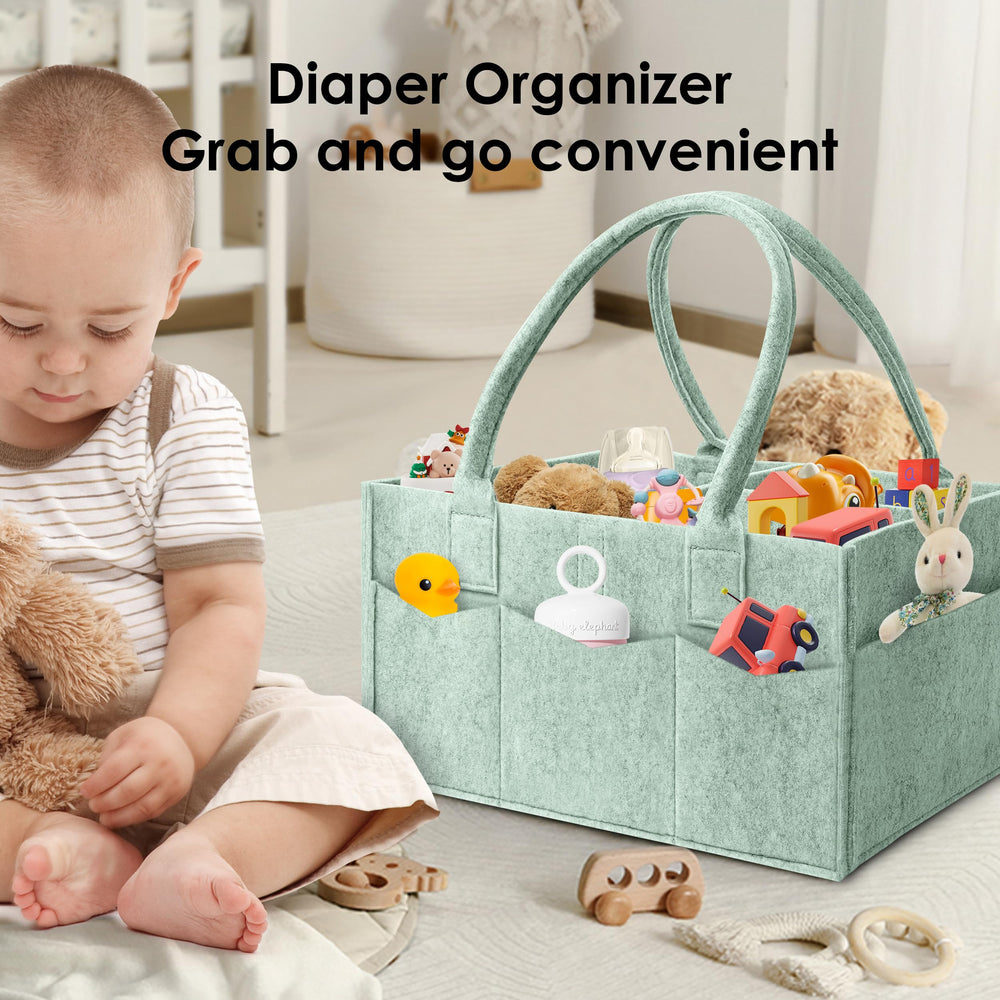 HIPHOP PANDA caddy with long, sturdy handles for easy transfer.
