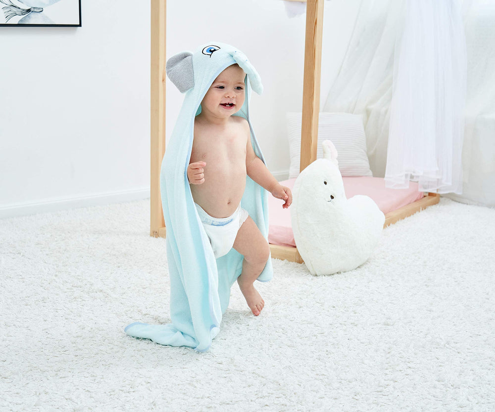 Hiphop Panda gift-ready newborn towel for baby showers and new arrivals