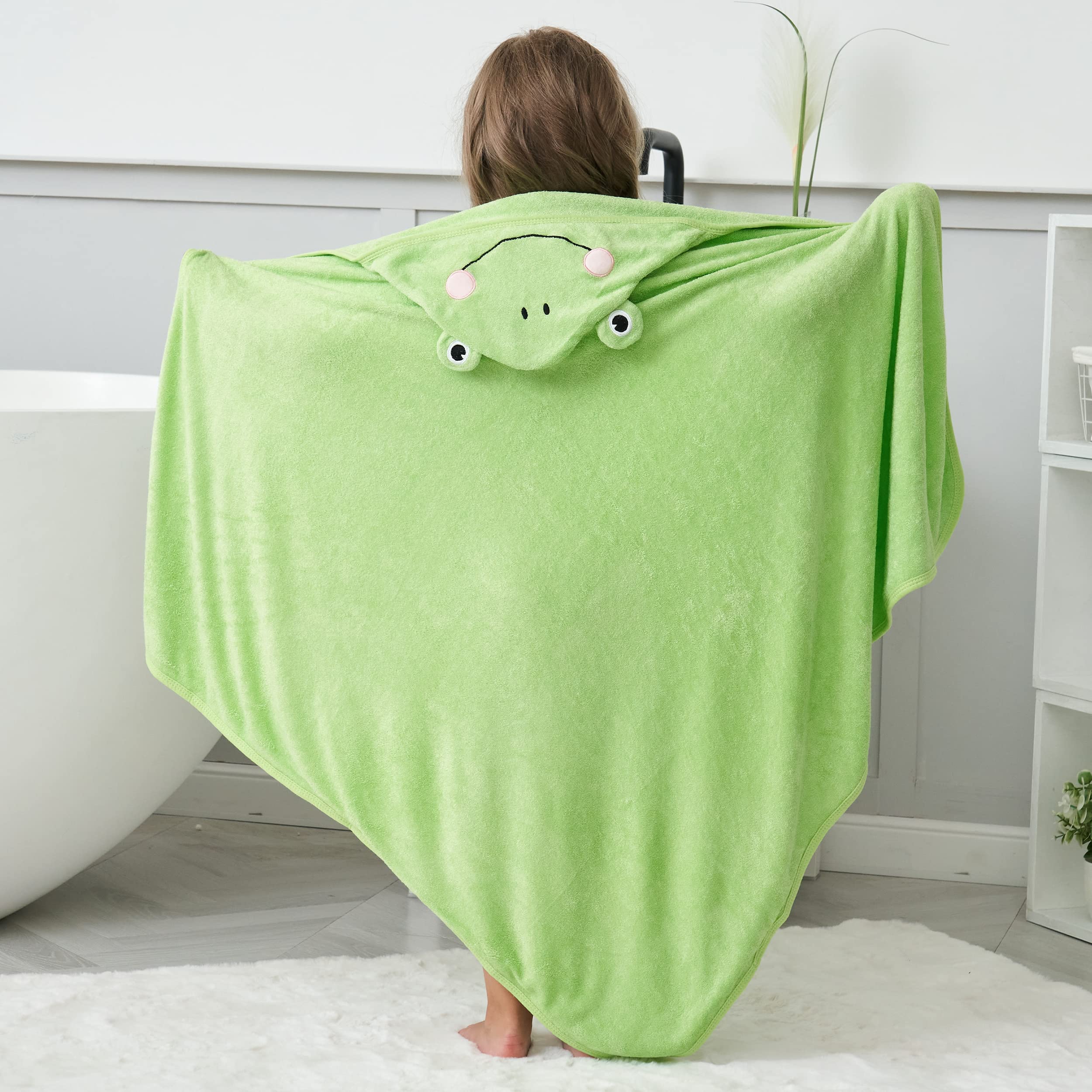 HIPHOP PANDA hooded towel after-bath use for cozy moments
