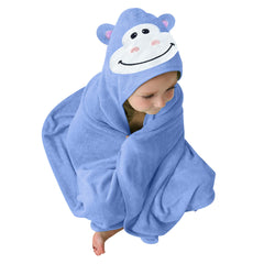 HIPHOP PANDA hooded towel with bear ears for newborns, cozy after bath