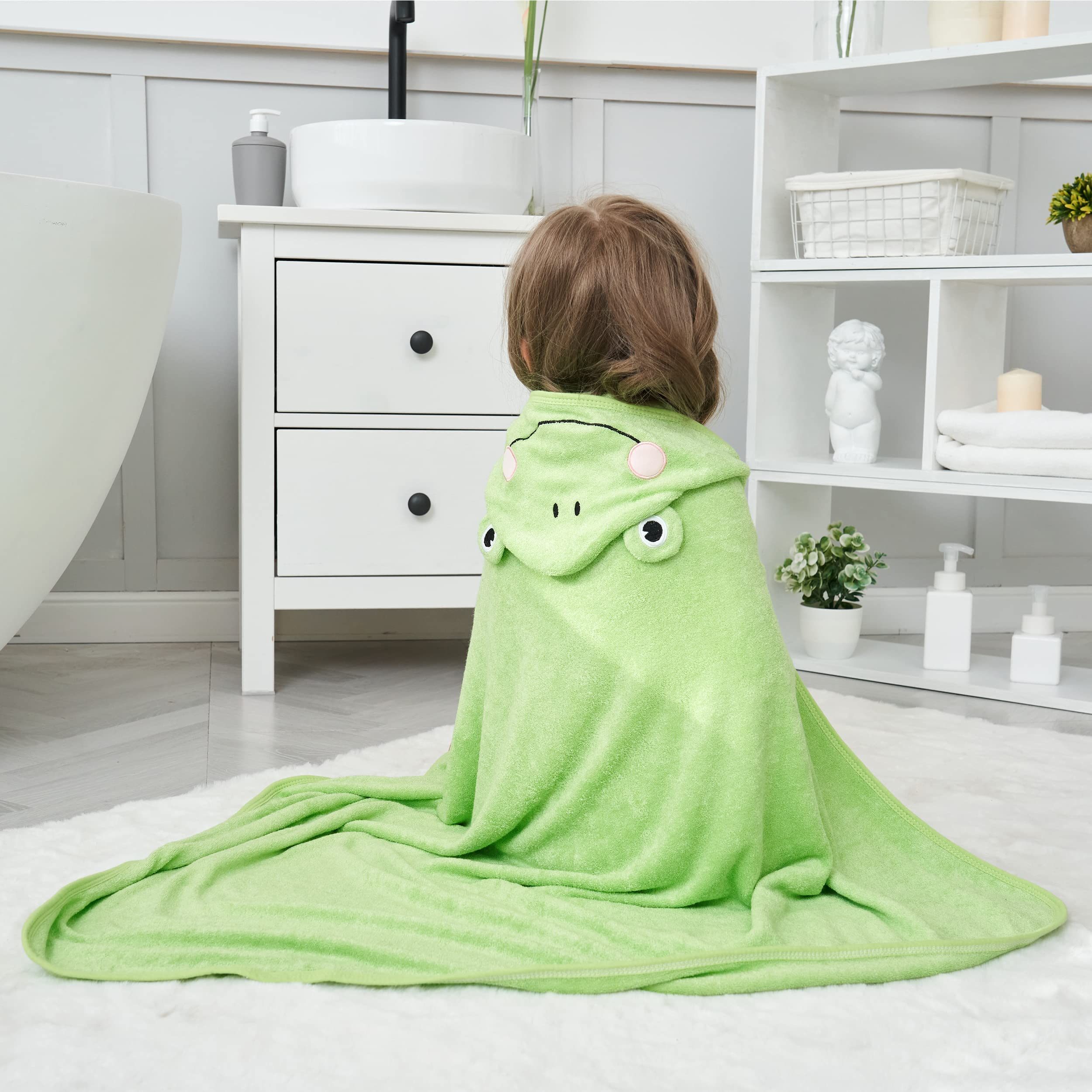 HIPHOP PANDA hooded towel gift-ready for new parents