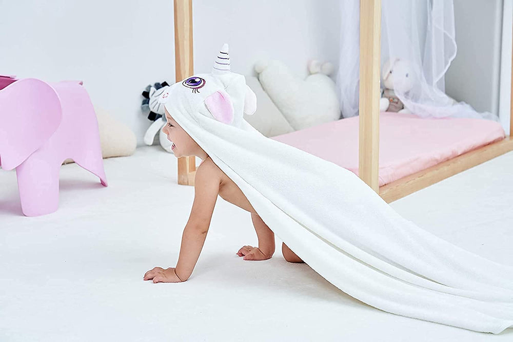 HIPHOP PANDA 30x30 towel grows with your child through toddler years.