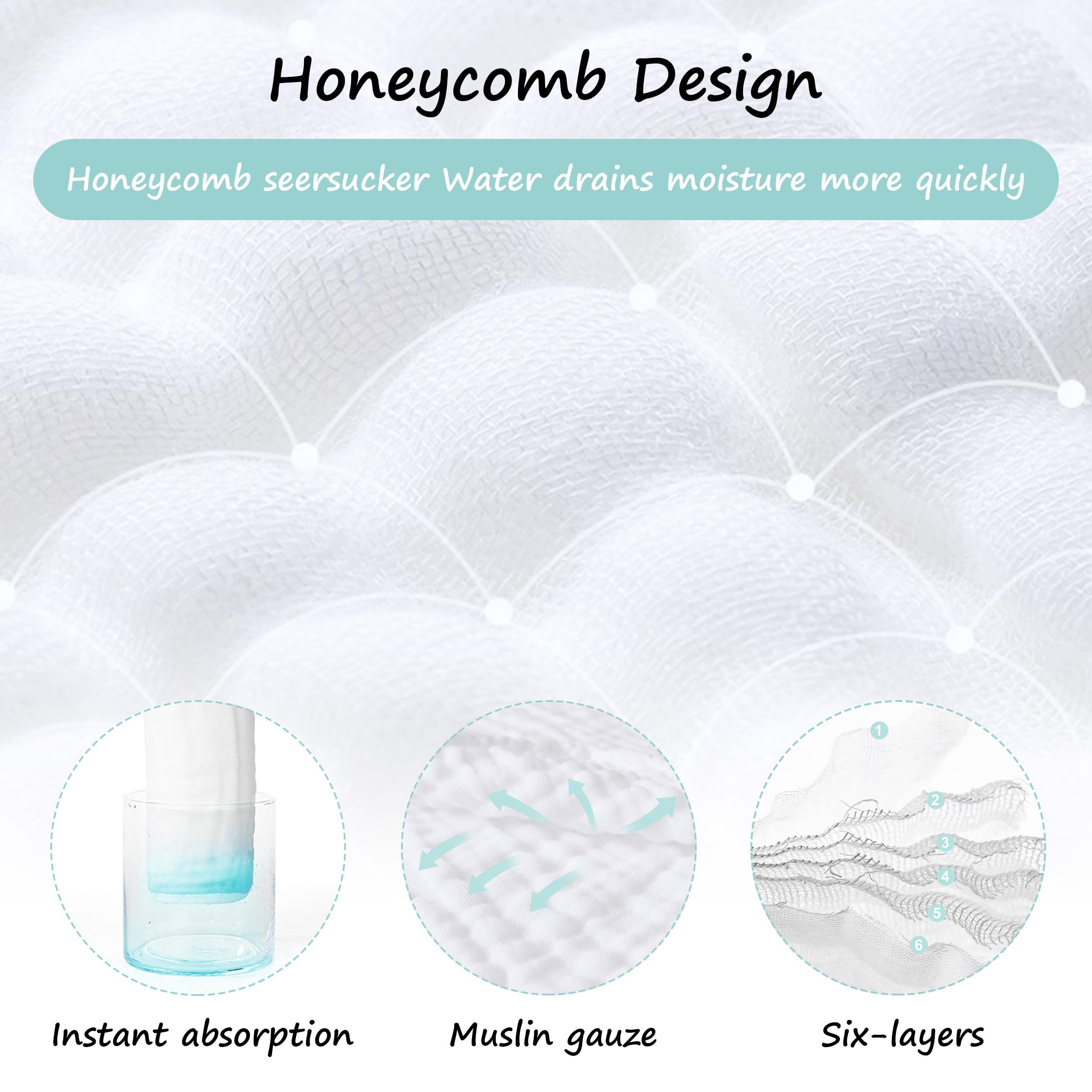 HIPHOP PANDA muslin cotton softness feels gentle on baby's skin