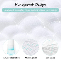 HIPHOP PANDA muslin cotton softness feels gentle on baby's skin