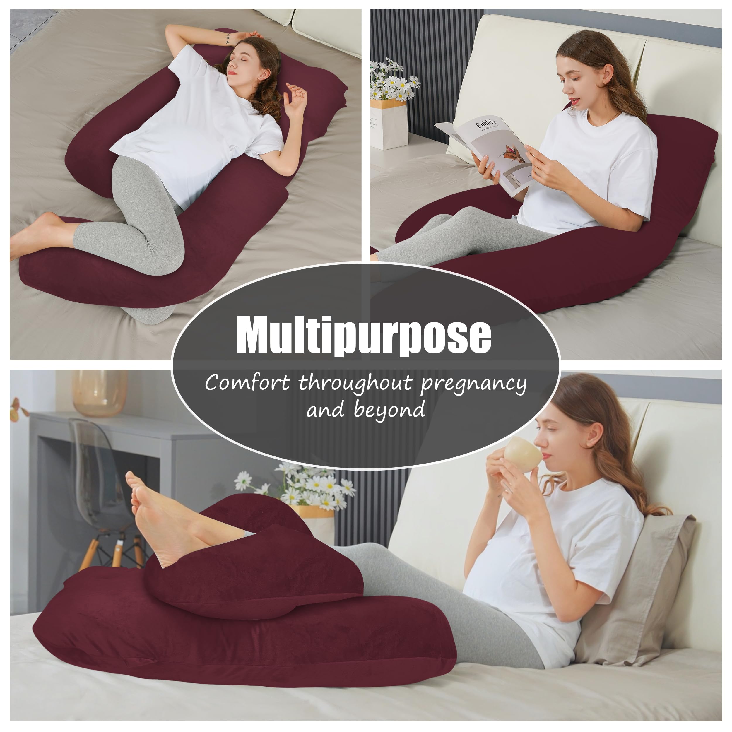HIPHOP PANDA pillow used as nursing or reading support for relaxing moments