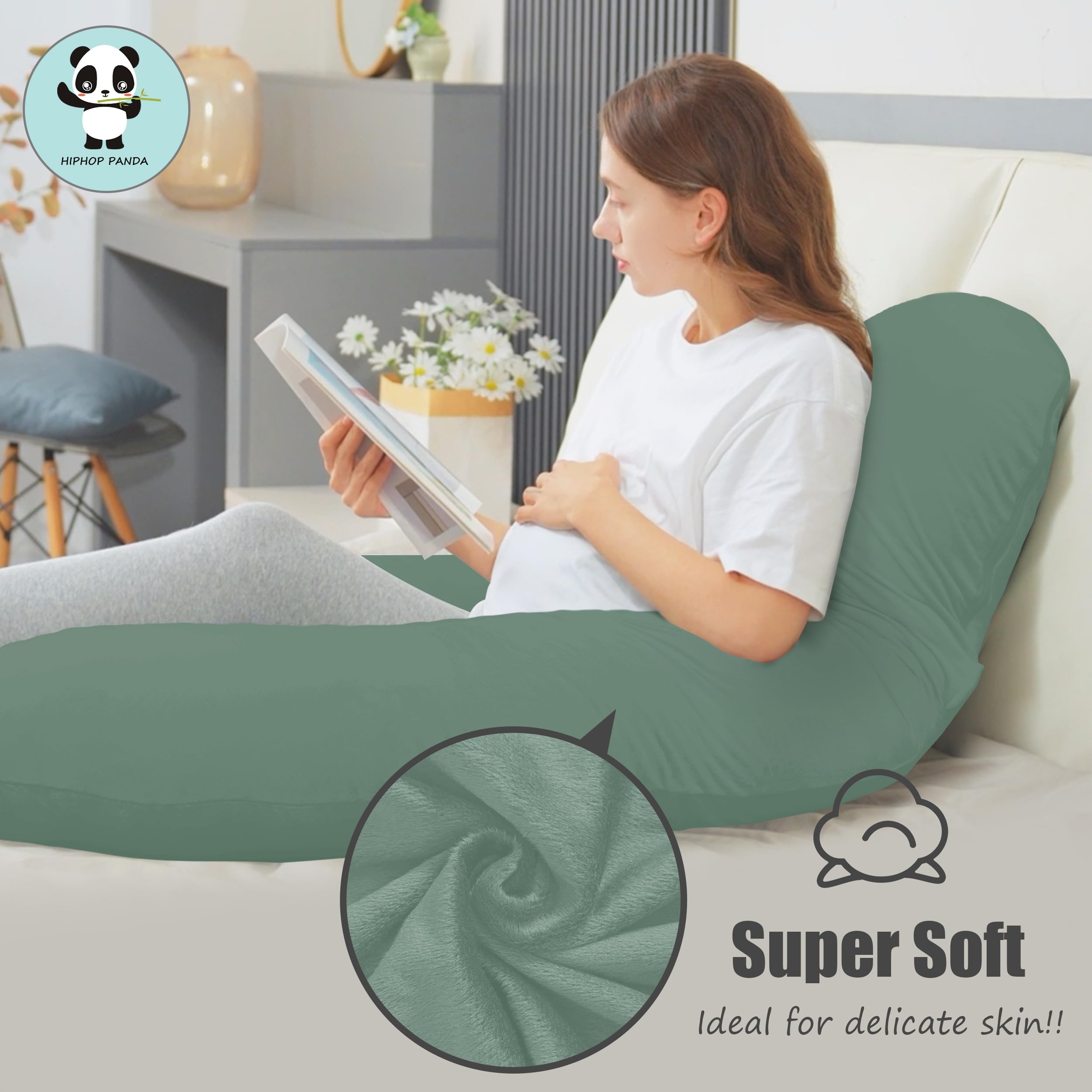 Close-up of premium polyester filling maintains shape and lasting comfort.