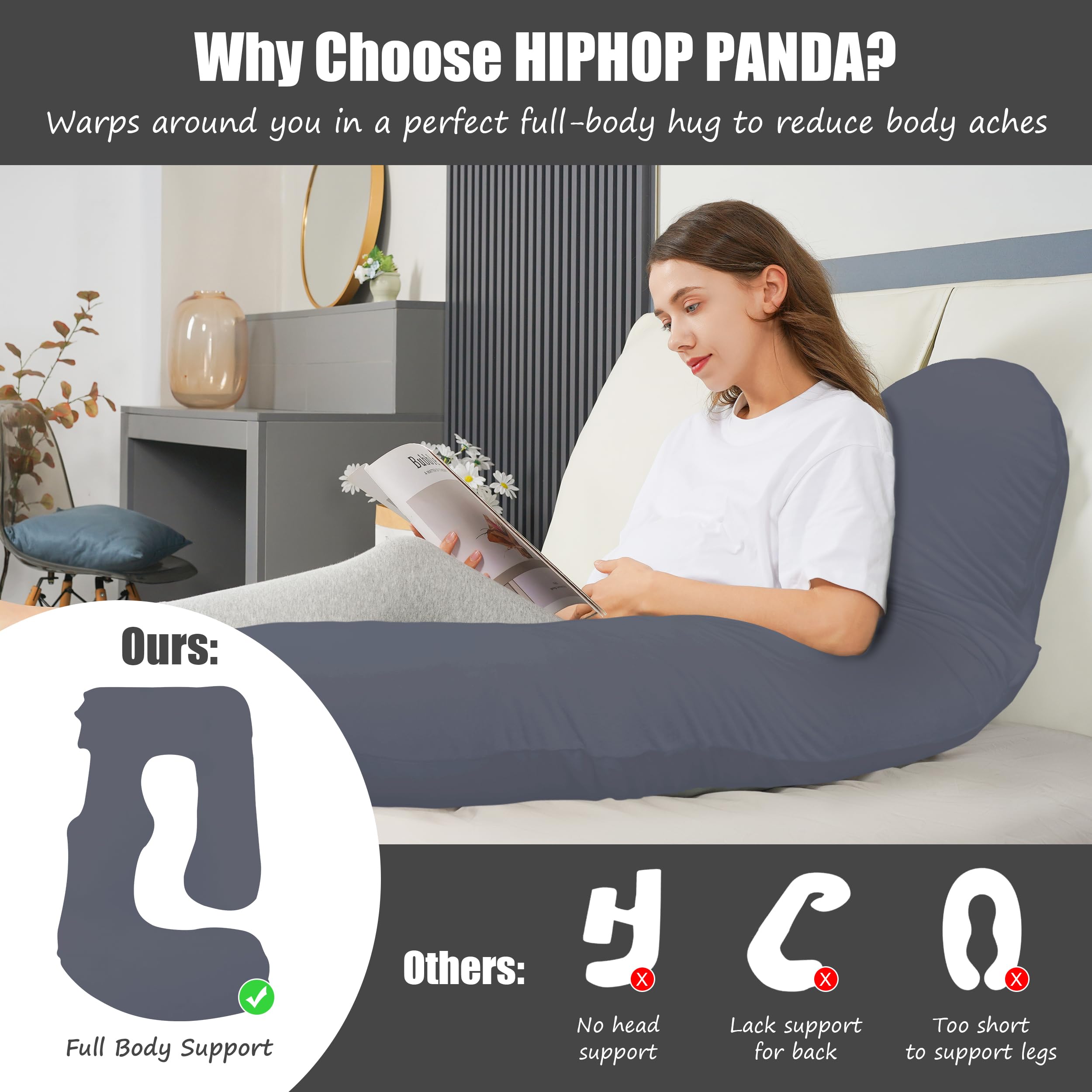 HIPHOP PANDA removable cover for easy washing and hygiene