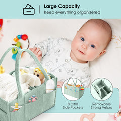 Removable divider shown inside HIPHOP PANDA caddy for flexible storage.