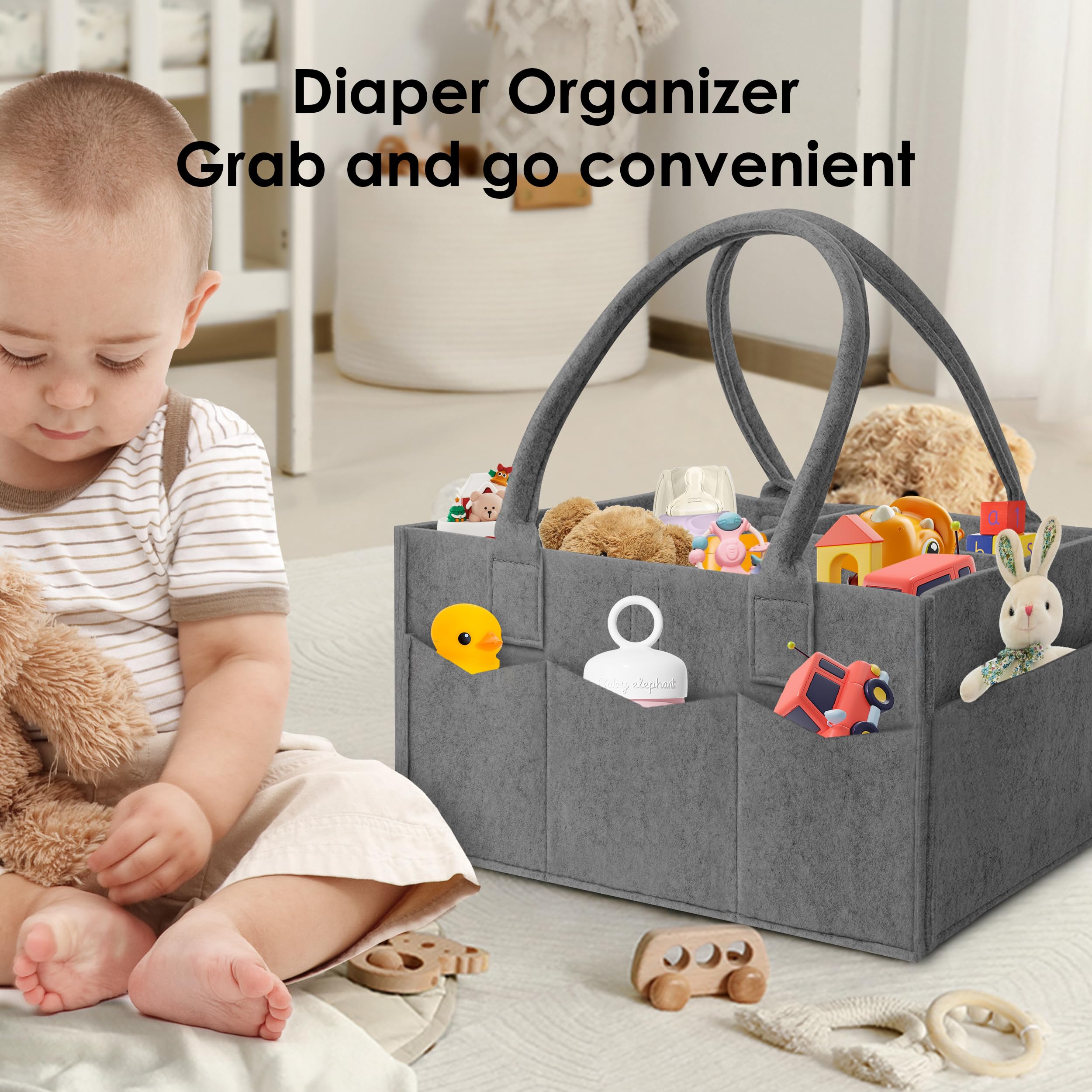 HIPHOP PANDA long, sturdy handles for easy transport.