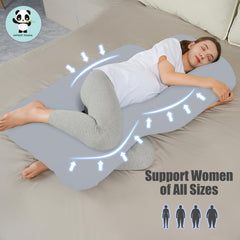 HIPHOP PANDA pillow supports back and side sleeping positions