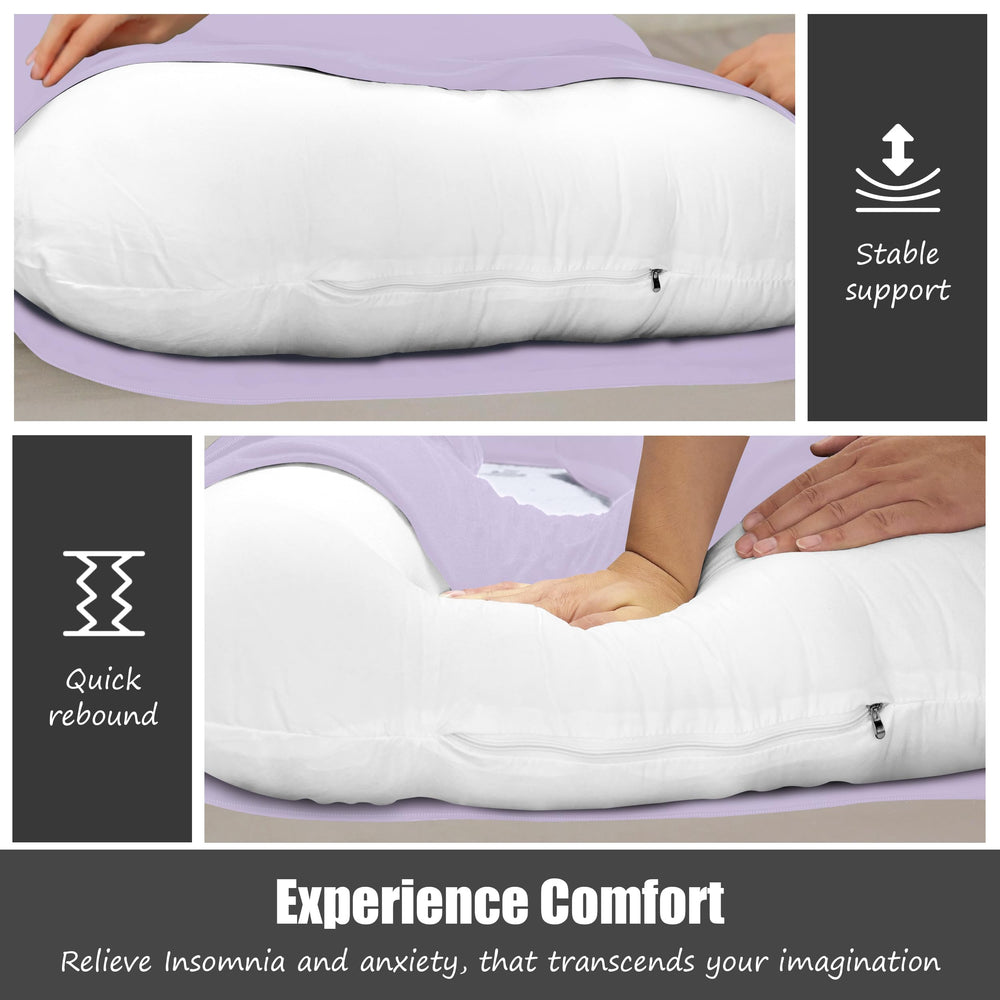 HIPHOP PANDA washable cover keeps pillow fresh and long-lasting.