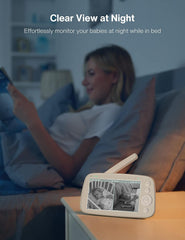 HiPP 4500mAh battery provides up to 10 hours of video monitoring.