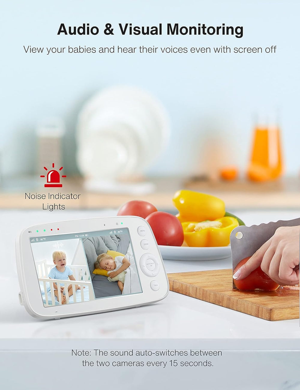 HiPP wireless connection uses 2.4GHz FHSS for stable video in home spaces.