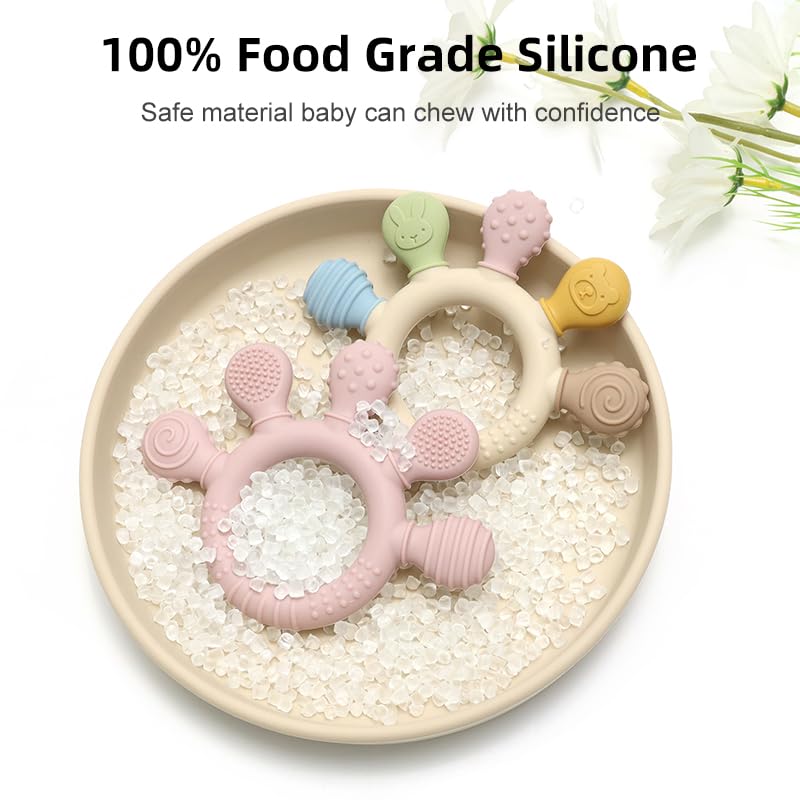 HippoBaby dishwasher-safe teether for quick cleaning.