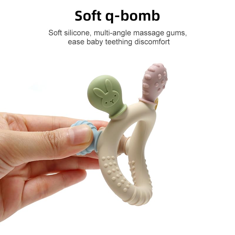 HippoBaby freezer-safe teether offers cold comfort for swollen gums.