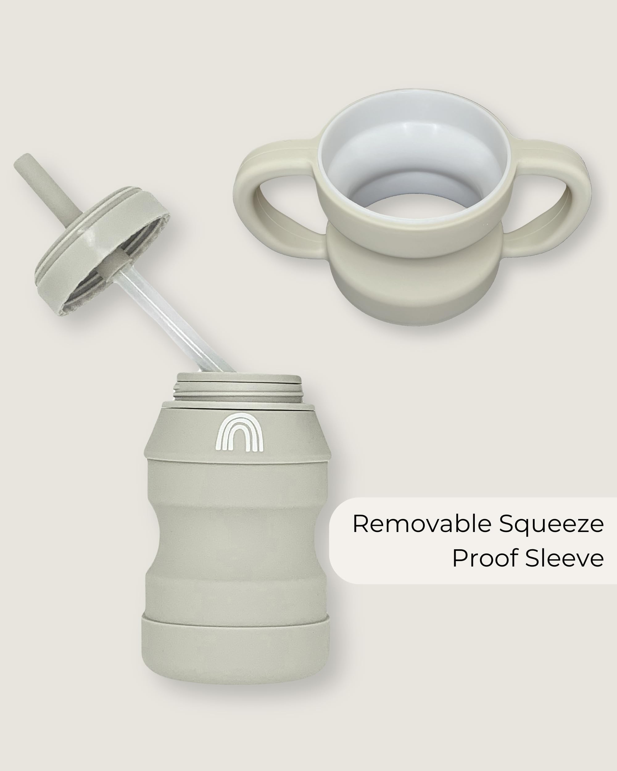 Hippypotamus 8 oz capacity shown in use for water or milk