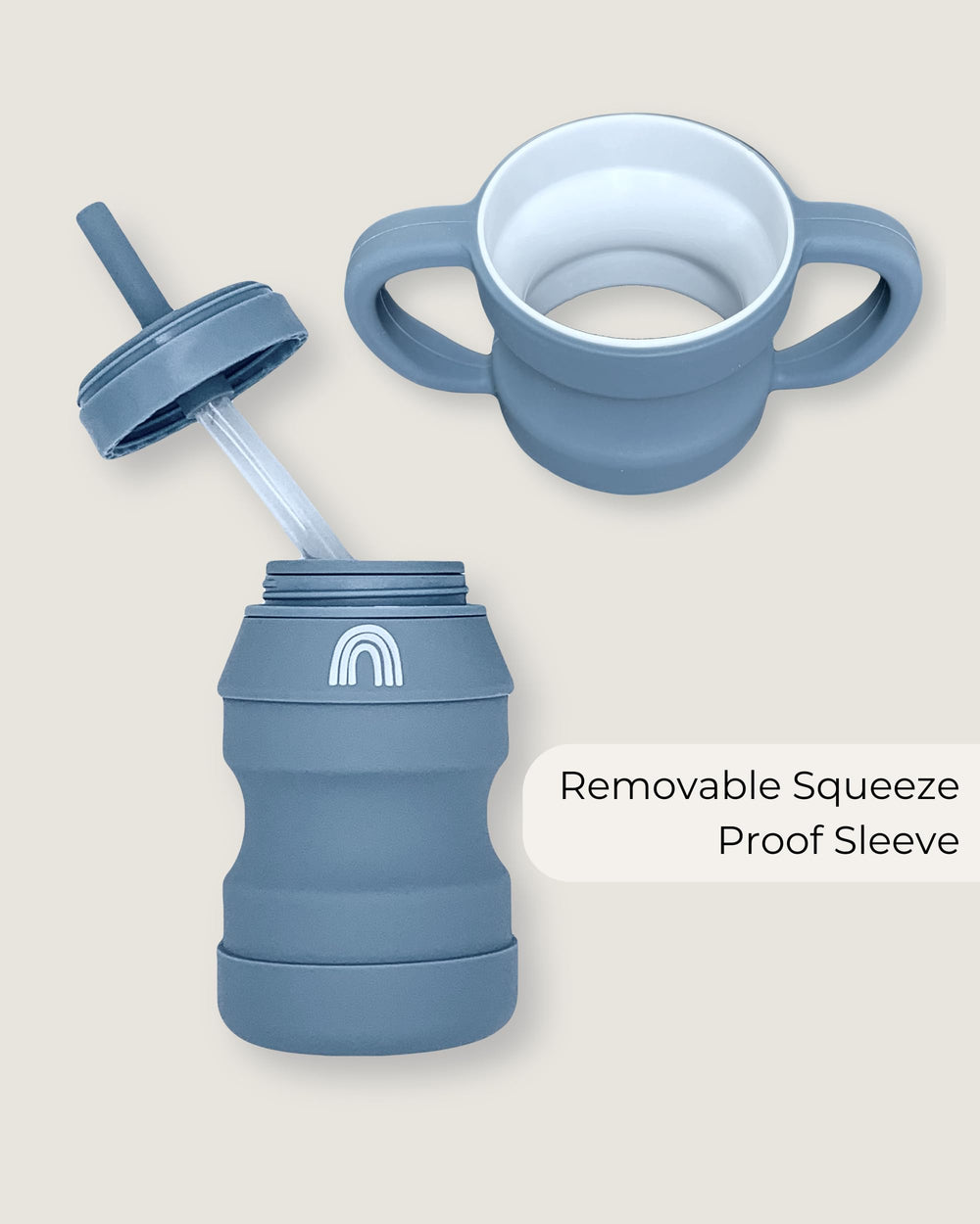 Hippypotamus 8 oz capacity suits water, milk, or juice for toddlers.