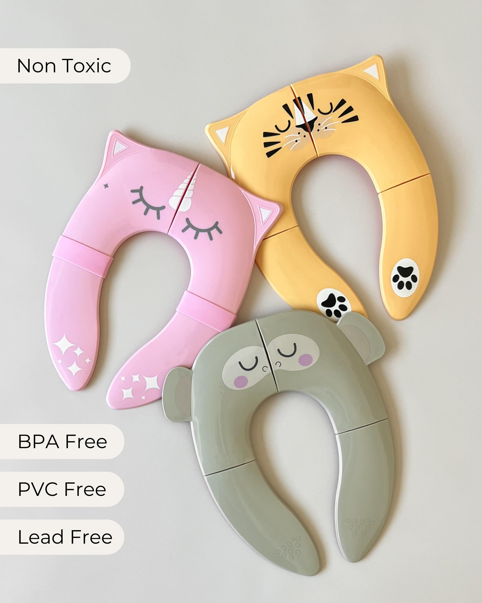 Hippypotamus BPA-free travel seat, safe and easy to wipe clean.