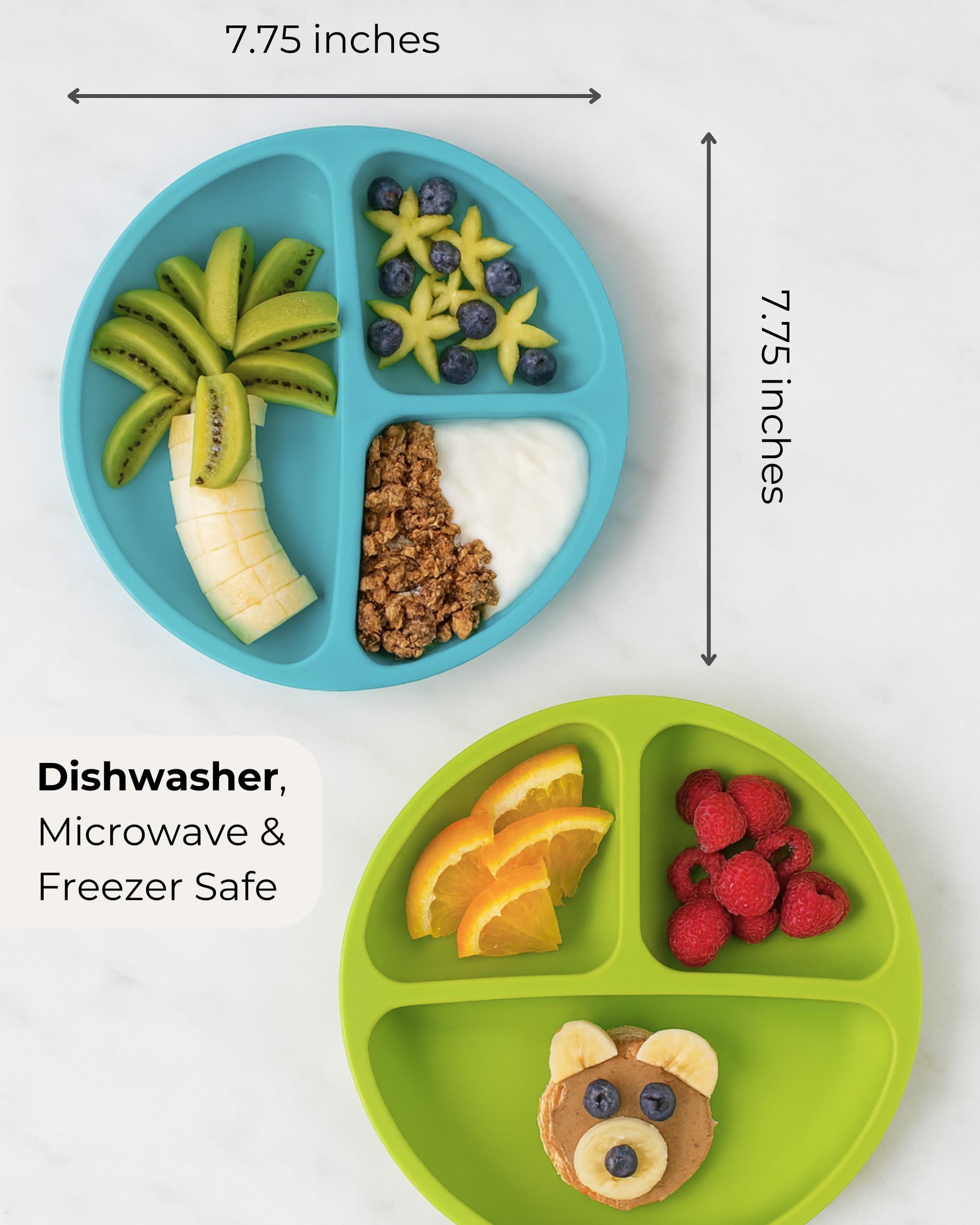 Hippypotamus microwave-safe plates allow quick reheats with minimal effort