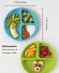 Hippypotamus microwave-safe plates allow quick reheats with minimal effort