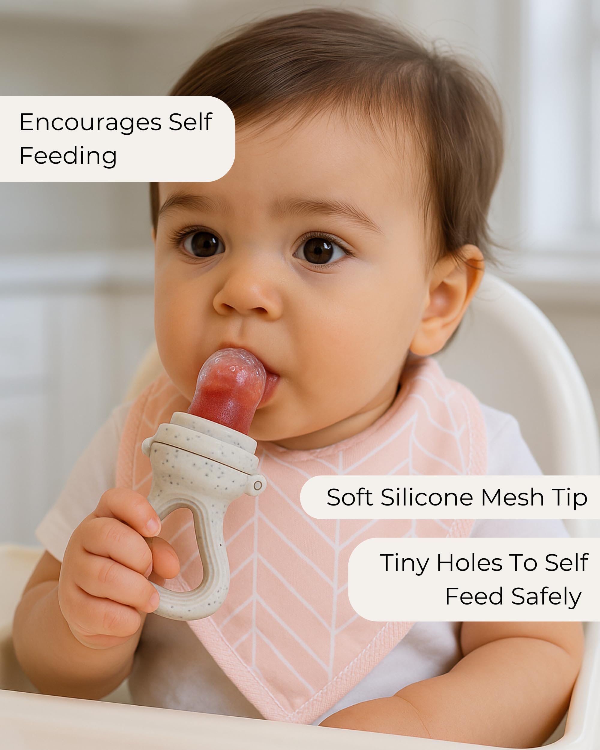 Hippypotamus two extra feeding tips included for longer use.