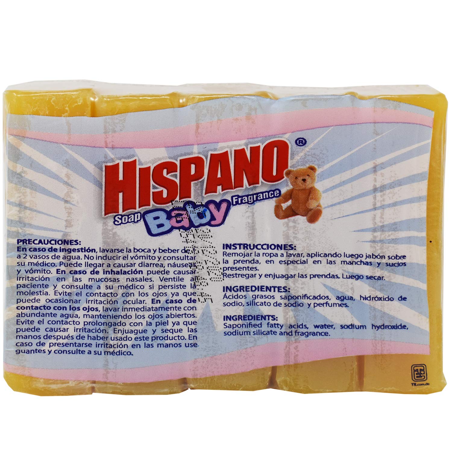 Hispano Green Hills close-up of five bars ready for everyday baths.