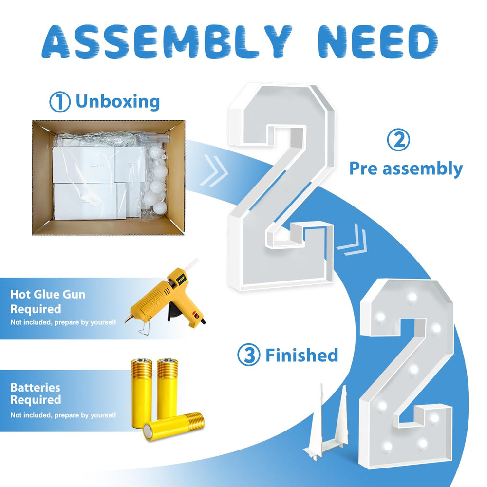 Hitino foam-board connectors and slots simplify assembly with clear numbering